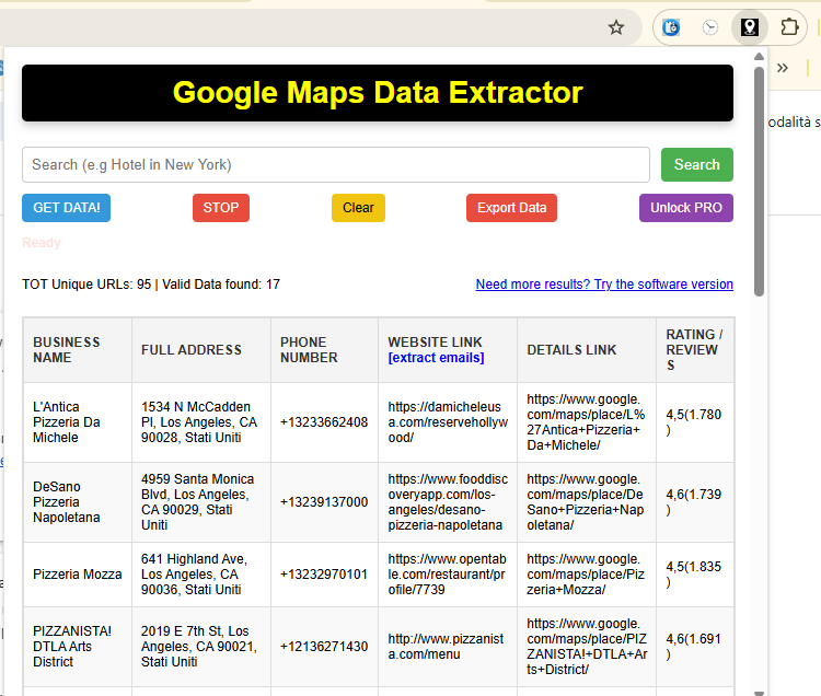 Maps Extractor Screenshot 2